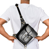 Maxbell Waist Pack Fashion Punk Rock Fanny Pack for Travel Costume Props