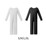 Maxbell Base Solid Color Performance Costume Roles Playing Prop Birthday Gift Outfit Black S