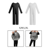 Maxbell Base Solid Color Performance Costume Roles Playing Prop Birthday Gift Outfit Black S
