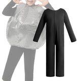 Maxbell Base Solid Color Performance Costume Roles Playing Prop Birthday Gift Outfit Black M