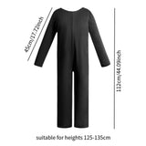 Maxbell Base Solid Color Performance Costume Roles Playing Prop Birthday Gift Outfit Black L