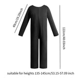 Maxbell Base Solid Color Performance Costume Roles Playing Prop Birthday Gift Outfit Black XL