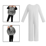 Maxbell Base Solid Color Performance Costume Roles Playing Prop Birthday Gift Outfit White S