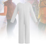 Maxbell Base Solid Color Performance Costume Roles Playing Prop Birthday Gift Outfit White Adults