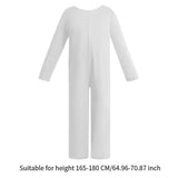 Maxbell Base Solid Color Performance Costume Roles Playing Prop Birthday Gift Outfit White Adults
