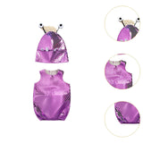 Maxbell Children Monster Cosplay Costume Set Prom Cosplay Kids Jumpsuit Hat Set L to XL