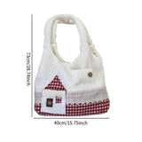 Maxbell Tote Bag for Women Casual Large Capacity Satchel Bag for Work Shopping Party Red