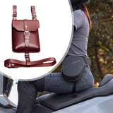 Maxbell Waist Bag PU Versatile Medieval Belt Pouch for Costume Performance Halloween Red