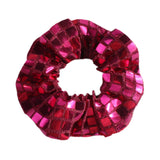 Maxbell Women Hair Scrunchie Sequin Hair Loop Shiny Fashion Mirror Elastic Hair Band