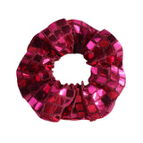 Maxbell Women Hair Scrunchie Sequin Hair Loop Shiny Fashion Mirror Elastic Hair Band