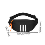 Maxbell Shoulder Bag for Casual Crossbody Bag for Running Outdoor Leisure Sports Black