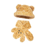 Maxbell Winter Warm Hat with Plush Scarf Women Tiger Printed Hat for Walking Fishing