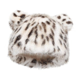 Maxbell Faux Fur Hat Men Women Comfortable Bear Ears Hat for Walking Outdoor Fishing