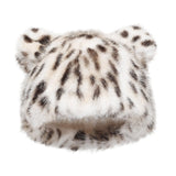 Maxbell Faux Fur Hat Men Women Comfortable Bear Ears Hat for Walking Outdoor Fishing