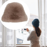 Maxbell Women Fisherman Hat Windproof Snow Cap Bucket Hat for Travel Outdoor Walking Khaki