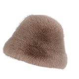 Maxbell Women Fisherman Hat Windproof Snow Cap Bucket Hat for Travel Outdoor Walking Khaki