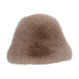 Maxbell Women Fisherman Hat Windproof Snow Cap Bucket Hat for Travel Outdoor Walking Khaki