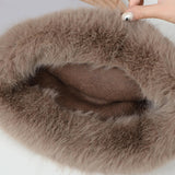 Maxbell Women Fisherman Hat Windproof Snow Cap Bucket Hat for Travel Outdoor Walking Khaki