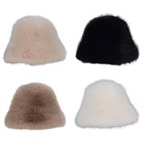 Maxbell Women Fisherman Hat Windproof Snow Cap Bucket Hat for Travel Outdoor Walking Khaki