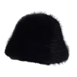 Maxbell Women Fisherman Hat Windproof Snow Cap Bucket Hat for Travel Outdoor Walking Black