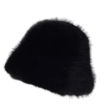 Maxbell Women Fisherman Hat Windproof Snow Cap Bucket Hat for Travel Outdoor Walking Black