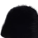 Maxbell Women Fisherman Hat Windproof Snow Cap Bucket Hat for Travel Outdoor Walking Black