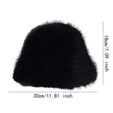 Maxbell Women Fisherman Hat Windproof Snow Cap Bucket Hat for Travel Outdoor Walking Black