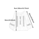 Maxbell Women Embroidery Blouse Lightweight Elegant Casual Tops Round Neck Boho Tops White
