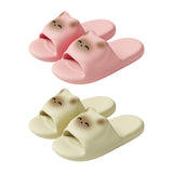 Maxbell EVA Slippers Thick Sole Open Toe House Sandals for Pool Indoor Outdoor Beach Pink