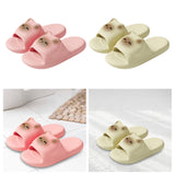 Maxbell EVA Slippers Thick Sole Open Toe House Sandals for Pool Indoor Outdoor Beach Pink