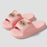 Maxbell EVA Slippers Thick Sole Open Toe House Sandals for Pool Indoor Outdoor Beach Pink