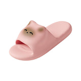 Maxbell EVA Slippers Thick Sole Open Toe House Sandals for Pool Indoor Outdoor Beach Pink