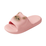 Maxbell EVA Slippers Thick Sole Open Toe House Sandals for Pool Indoor Outdoor Beach Pink