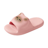 Maxbell EVA Slippers Thick Sole Open Toe House Sandals for Pool Indoor Outdoor Beach Pink