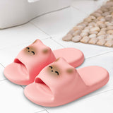 Maxbell EVA Slippers Thick Sole Open Toe House Sandals for Pool Indoor Outdoor Beach Pink