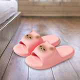 Maxbell EVA Slippers Thick Sole Open Toe House Sandals for Pool Indoor Outdoor Beach Pink