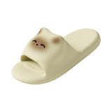 Maxbell EVA Slippers Thick Sole Open Toe House Sandals for Pool Indoor Outdoor Beach Yellow