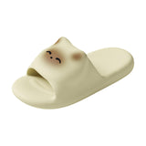 Maxbell EVA Slippers Thick Sole Open Toe House Sandals for Pool Indoor Outdoor Beach Yellow