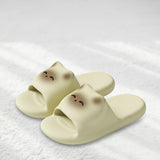 Maxbell EVA Slippers Thick Sole Open Toe House Sandals for Pool Indoor Outdoor Beach Yellow