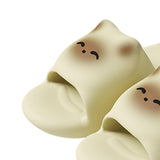 Maxbell EVA Slippers Thick Sole Open Toe House Sandals for Pool Indoor Outdoor Beach Yellow