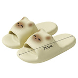 Maxbell EVA Slippers Thick Sole Open Toe House Sandals for Pool Indoor Outdoor Beach Yellow