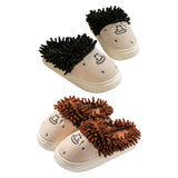 Maxbell Women Warm Slippers Winter House Shoes Lovely Trendy Casual Funny Home Shoes Black