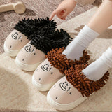 Maxbell Women Warm Slippers Winter House Shoes Lovely Trendy Casual Funny Home Shoes Black