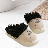 Maxbell Women Warm Slippers Winter House Shoes Lovely Trendy Casual Funny Home Shoes Black