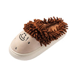 Maxbell Women Warm Slippers Winter House Shoes Lovely Trendy Casual Funny Home Shoes Khaki