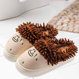 Maxbell Women Warm Slippers Winter House Shoes Lovely Trendy Casual Funny Home Shoes Khaki