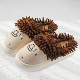 Maxbell Women Warm Slippers Winter House Shoes Lovely Trendy Casual Funny Home Shoes Khaki