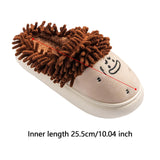 Maxbell Women Warm Slippers Winter House Shoes Lovely Trendy Casual Funny Home Shoes Khaki