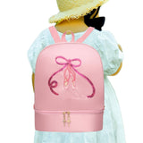 Maxbell Ballet Dance Backpack Lightweight Girls Ballerina Bag for Travel Yoga Sports Pink