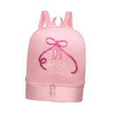 Maxbell Ballet Dance Backpack Lightweight Girls Ballerina Bag for Travel Yoga Sports Pink